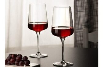 Krosno Set of 4 Crystalline Red Wine Glasses, 500 Ml