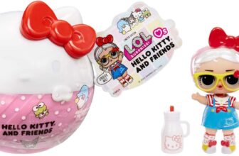 L.O.L. Surprise Loves Hello Kitty and Friends Tots – Includes 1 Doll, Comes with Fashions & Accessories, Hello Kitty-Shaped Ball, Blind Packaging, Collect All 8 Dolls