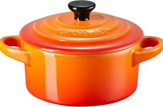 LE CREUSET Stoneware Petite Round Casserole, 0.25 L, Volcanic