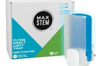 LED Light Trap, Insecticide-Free Fly Catcher