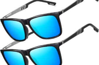 LEDING&BEST Polarised Sunglasses Men Women Driving Cycling Fishing Climbing Anti-Glare UV400 Protection TR90 Unbreakable Frame Sports Travel Sun Glasses
