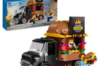 LEGO City Burger Van with Vendor Minifigure and Accessories 60404