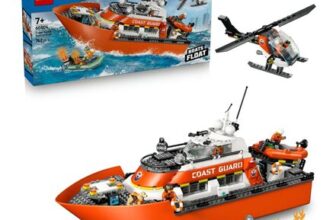 LEGO City Coast Guard Rescue Boat & Helicopter Playset 60504