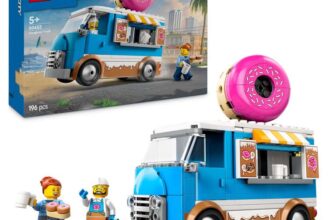LEGO City Donut Truck Toy with 2 Minifigures 60452