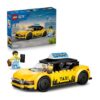 LEGO City Yellow Taxi Cab Toy -2 Minifigures & Removable Roof 60487