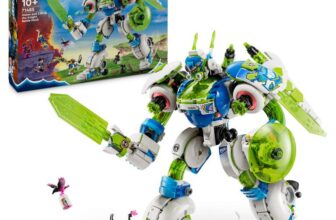 LEGO DREAMZzz 3in1 Mateo and Z-Blob the Knight Battle Mech Set, Space Shuttle Toy Rebuilds into 3 Different Robot Action Figures 71485