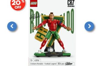 LEGO Editions Cristiano Ronaldo Football Legend Construction Set 43016