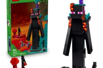 LEGO Minecraft the Enderman Tower Toy for Kids, Gamer Gift 21279
