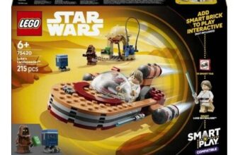 LEGO Star Wars SMART Play Compatible Lukes Landspeeder Construction Set 75420