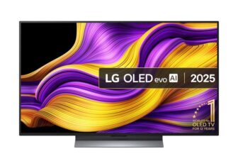 LG OLED55G56LS (G5) (2025) OLED evo HDR 4K UHD TV, 55 inch, Dolby Atmos, Stand Version, 6YR warranty (via price beat promise)