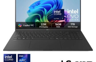 LG gram CopilotPC, Intel Core Ultra 7, 16GB RAM, 1TB SSD, 16 Inch Laptop at checkout