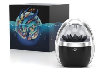 LICAEVEY Bluetooth Magnetic Fluid Speaker with Colorful Lights