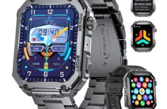 LIGE Military Smart Watch, 1.91 HD Display, IP68