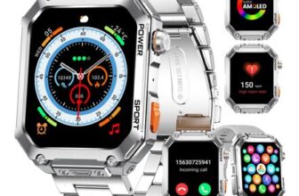 LIGE Military Smartwatch with 1.91 Display, IP68, 100 Sports Modes