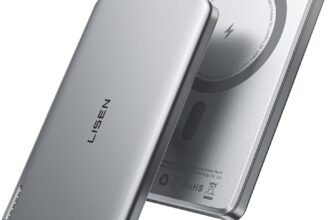 LISEN Magsafe Power Bank Slim Magnetic Mag Safecharger Power Bank for iPhone 0.3 Magsafe Battery Pack Accessories 5000mAh Wireless Portable Charger for iPhone 17-14 Pro Max Air