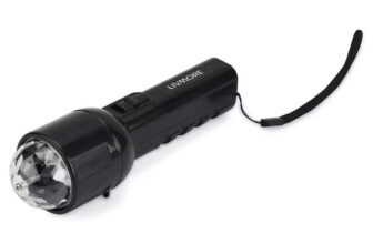 LIVMORE Twilight Dual LED Flashlight With Colour Change Party Light