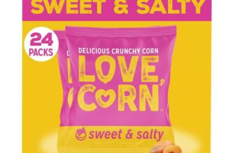 LOVE CORN Sweet & Salty Crunchy Corn (24 x 20g)