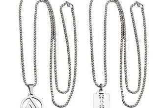 LSYYSL 2-Piece Fashionable Pendant Necklaces, Personalized Hip-Hop