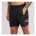LUKE 1977 Mens Tapehead 2500 Swim Shorts Black