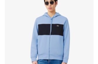 Lacoste Colour-Block Zipped Hoodie