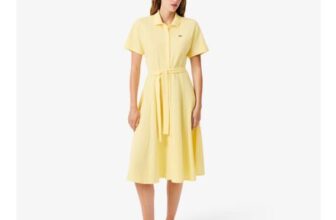 Lacoste Flared Pique Polo Dres
