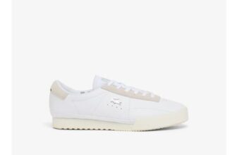 Lacoste Mens Aura Leather Sneakers