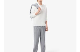 Lacoste Regular Fit Wool Flannel Chino Pants