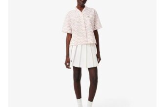 Lacoste Roland-Garros Edition Short Pleated Skirt