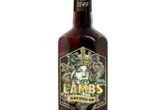 Lambs Black Spiced Rum, 70cl