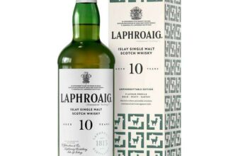 Laphroaig Islay Single Malt Scotch Whisky 10 Year Old 70cl – Nectar Price