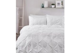 Lara Luxury Ruched Duvet Cover Set