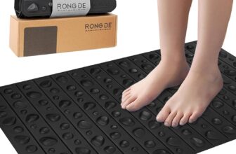 Large Foot Massage Mat for Fatigue Relief, Acupressure Foot Massager for Circulation, Reflexology Acupuncture Mat, Standing Desk Mat for Office Kitchen, Women Men Gift Ideas, 70x42cm