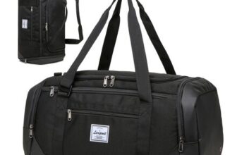 Laripwit Travel Duffle Bag for Men 40L Medium Gym Duffel Backpack