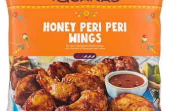 Las Iguanas Honey Peri Peri Wings 600g