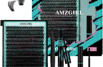 Lash Extension Kit 320Pcs,DIY Individual Lashes Clusters Kit,Lash Bond And Seal,Lash Remover For Eyelashes Extensions,Lash Applicator Tool For False Eyelash Cluster Kit At Home(80D,D-Mix10-16mmKit)