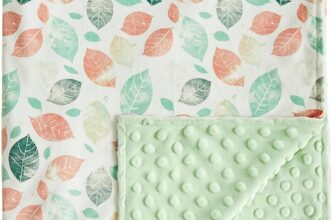 Leaf Baby 75x100cm Baby Blanket Ultra Soft Breathable and Warm Swaddle Blanket Portable Sleeping Blanket for Newborns,Unisex, Toddlers, Boys,Girls