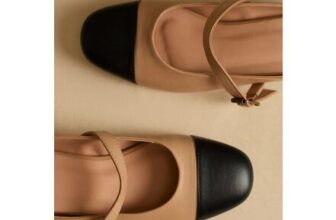 Leather Slip on Mary Jane Shoes