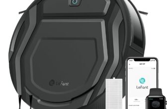 Lefant M210Pro Robot Vacuum Cleaner,4000Pa Suction,Featured Carpet Cleaner Small Robot 7.8cm Thin 28cm DIA, Robotic Vacuum Alexa Voice Control Self-Charging Ideal for Pet Hair Hard Floor and Carpet