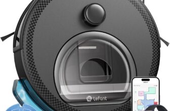 Lefant M330 Pro Robot Vacuum Cleaner with Mop, 5000Pa Suction, dToF Laser Navigation, 190 Obstacle Detection, 150 Mins Runtime, Carpet Detection, No-Go Zone, WiFi 2.4G/5G, App/Alexa Voice Control