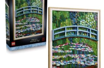 Lego Art Claude Monet – Bridge over a Pond of Water Lilies 31220