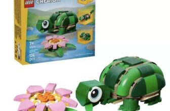 Lego Creator 31377 3-in-1 Turtle with a Water Lily Flower Set – free click and collect
