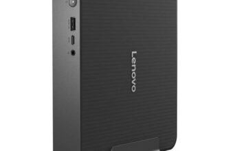 Lenovo IdeaCentre Mini Desktop (Intel Core 7 240H 10 Core, 16 GB RAM, 1TB SSD, Thunderbolt 4, DisplayPort 1.4, RJ-45, HDMI 2.1, Wi-Fi 7