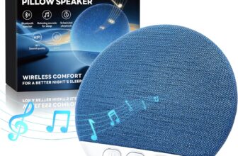 Lenski Under Pillow Speaker White Noise Machine Gifts for Women & Men, Bluetooth Speaker Under Pillow, Portable White Noise Machine Baby with Timer, Birthday Gifts for Side Sleepers & Deep Sleep