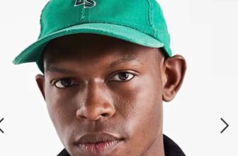 Levis LS monogram logo cap in washed green – 100% cotton – One Size – further discount w/code for new customers