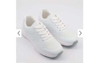 Levis White Larry J Style Trainers