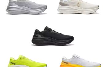 Li-Ning Mens YUEYING 6 PRO Optimized Cushion Running Shoes with Wide Toe – £82.20 for sizes 6.5-11.5 in all colours – AliExpress from China