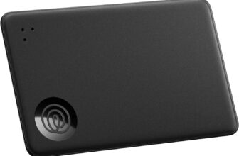 Life360 Tile Slim – Wallet Finder, Bluetooth Tracker and Item Locator for Luggage Tags, Passports and More. Both iOS and Android Compatible. Phone Finder. 1-Pack (Black)