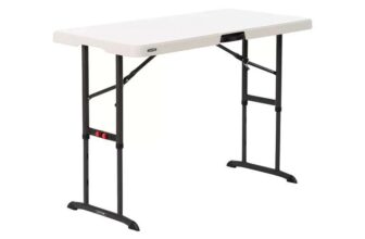 Lifetime 4ft Adjustable Height Nesting Commercial Grade Table
