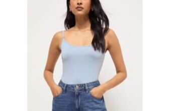 Light Blue Fitted Cami Top