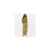Light Khaki Cargo Style Cuffed Trousers